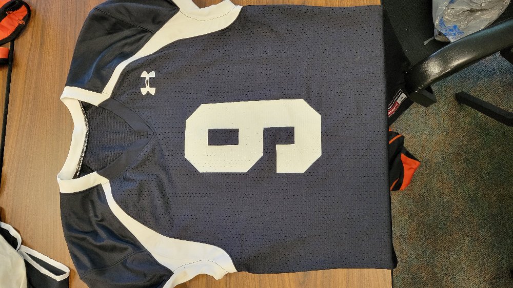 Football Jersey, Pants. Winter jackets, and Northface rain suits