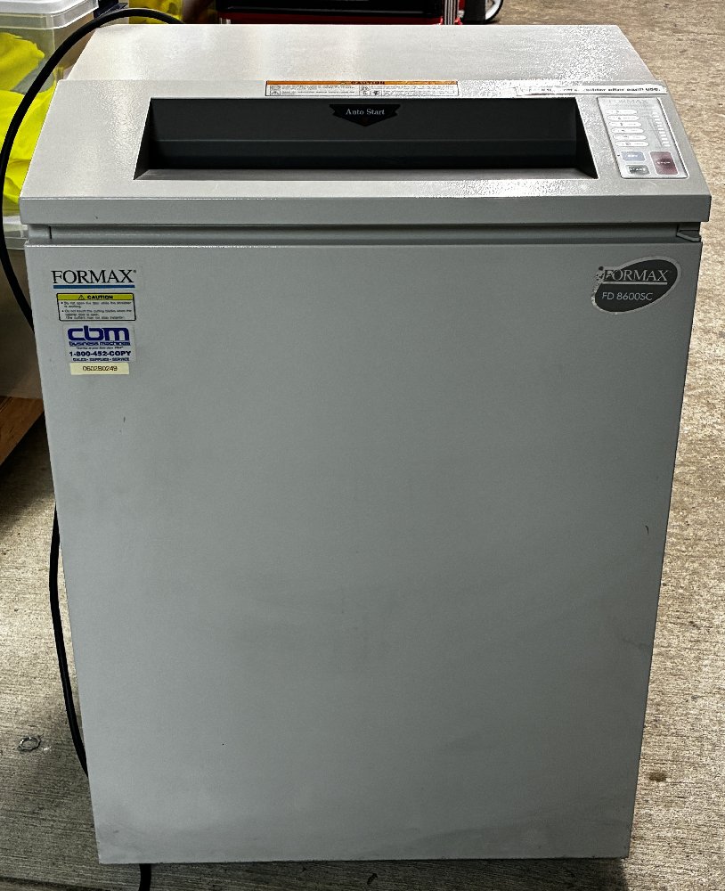 2007 FORMAX SHREDDER