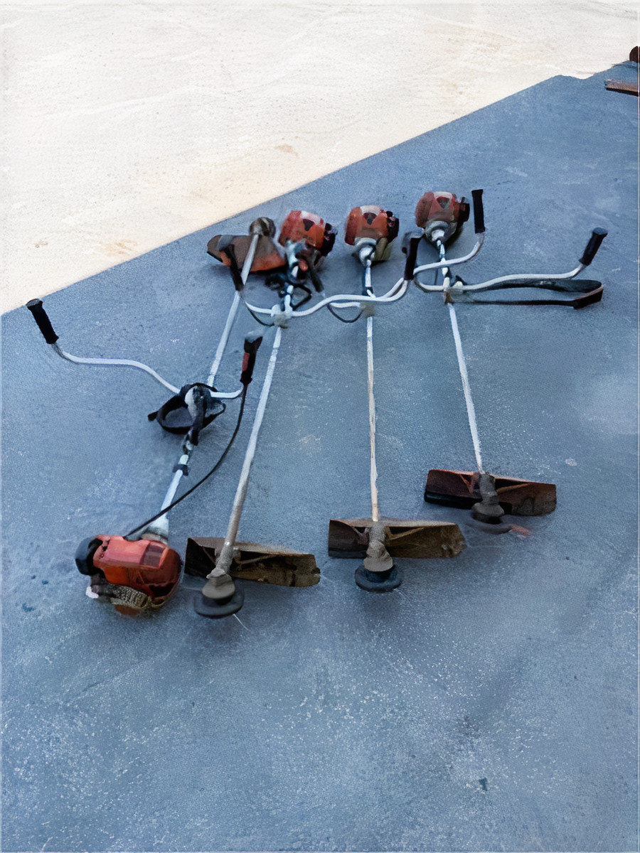 Assorted landscaping equipment