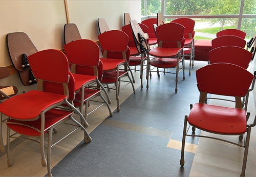 Classroom Tablet Arm Desks - Lot of 42