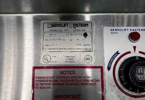 Servolift Heating Display