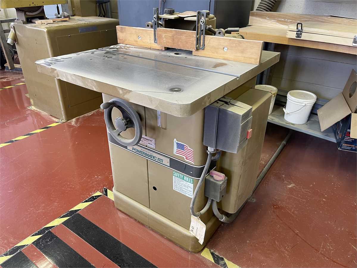Powermatic Wood Shaper Online Government Auctions of Government Surplus