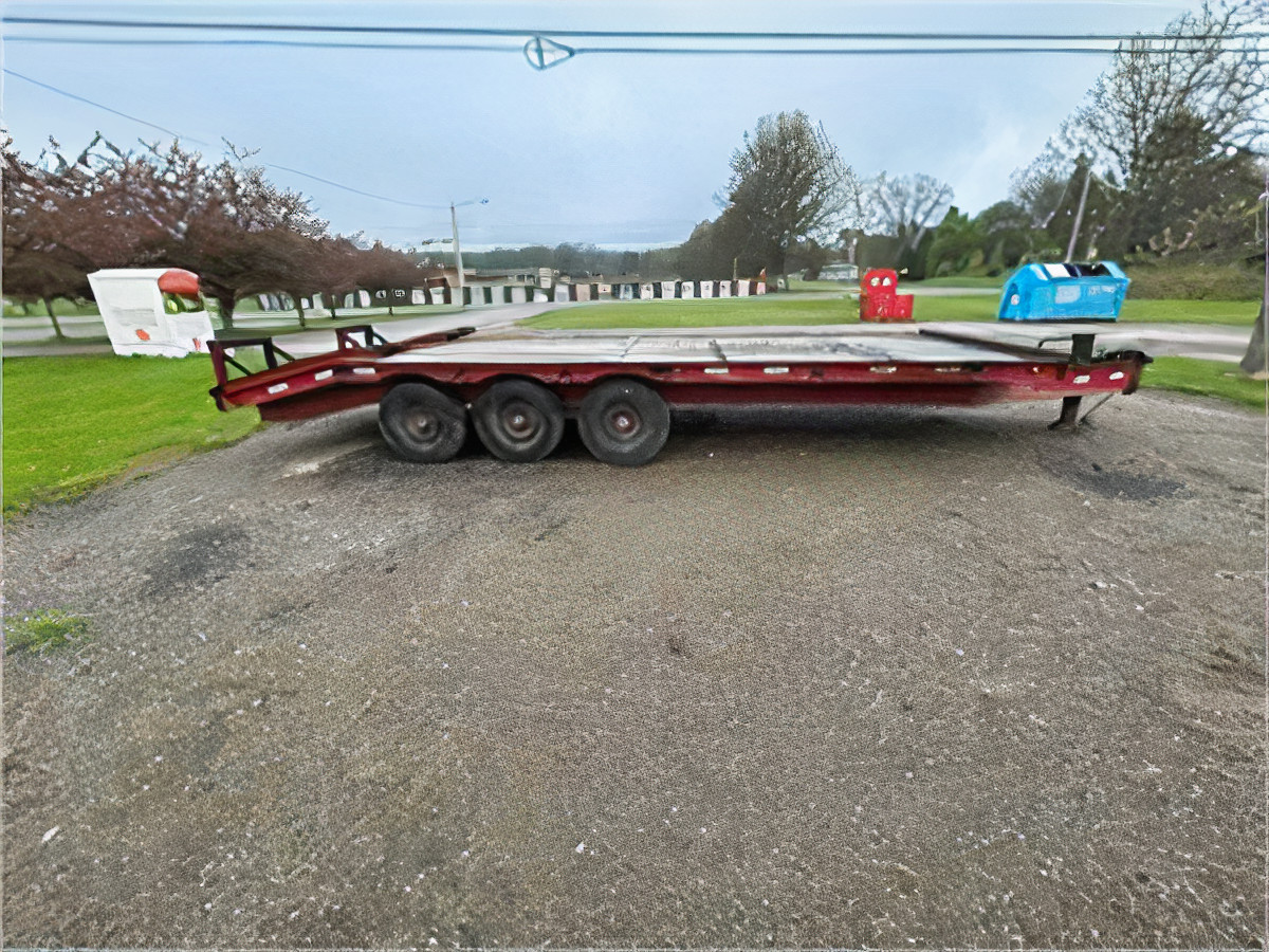 Holden tri-axle trailer