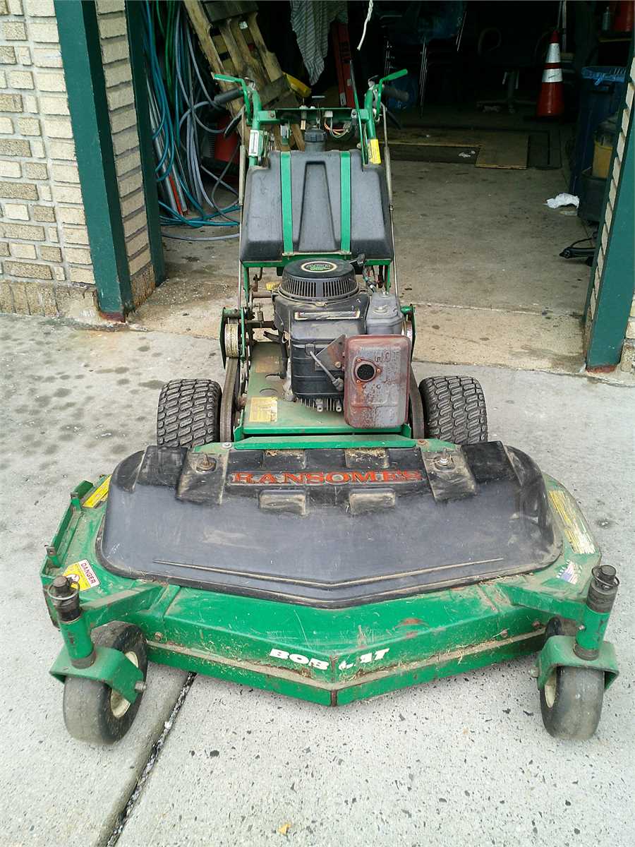 Bobcat ransome online mower