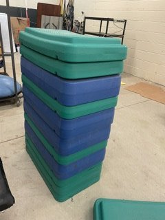 Stepper aerobics platforms