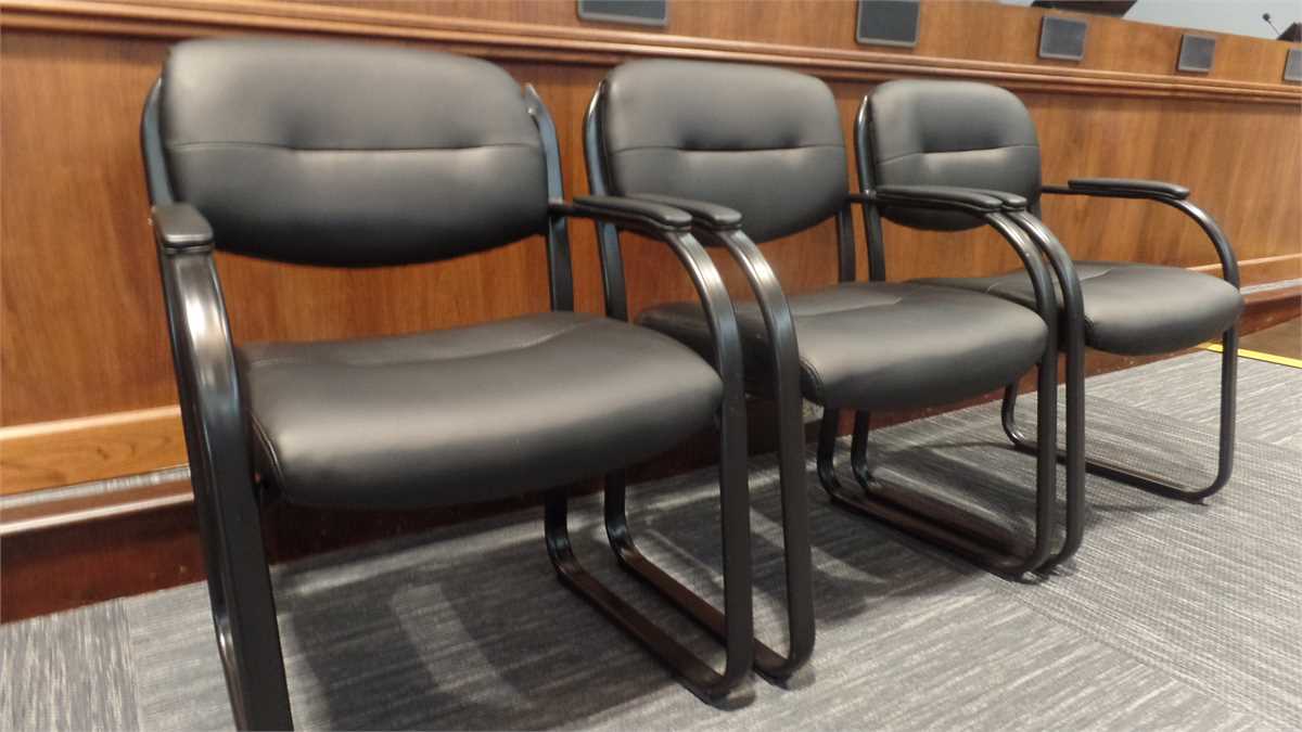 3 Black Office Star® Visitor’s Chairs Online Government Auctions of ...