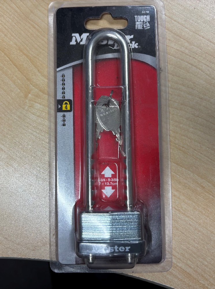 Masterlock pad lock