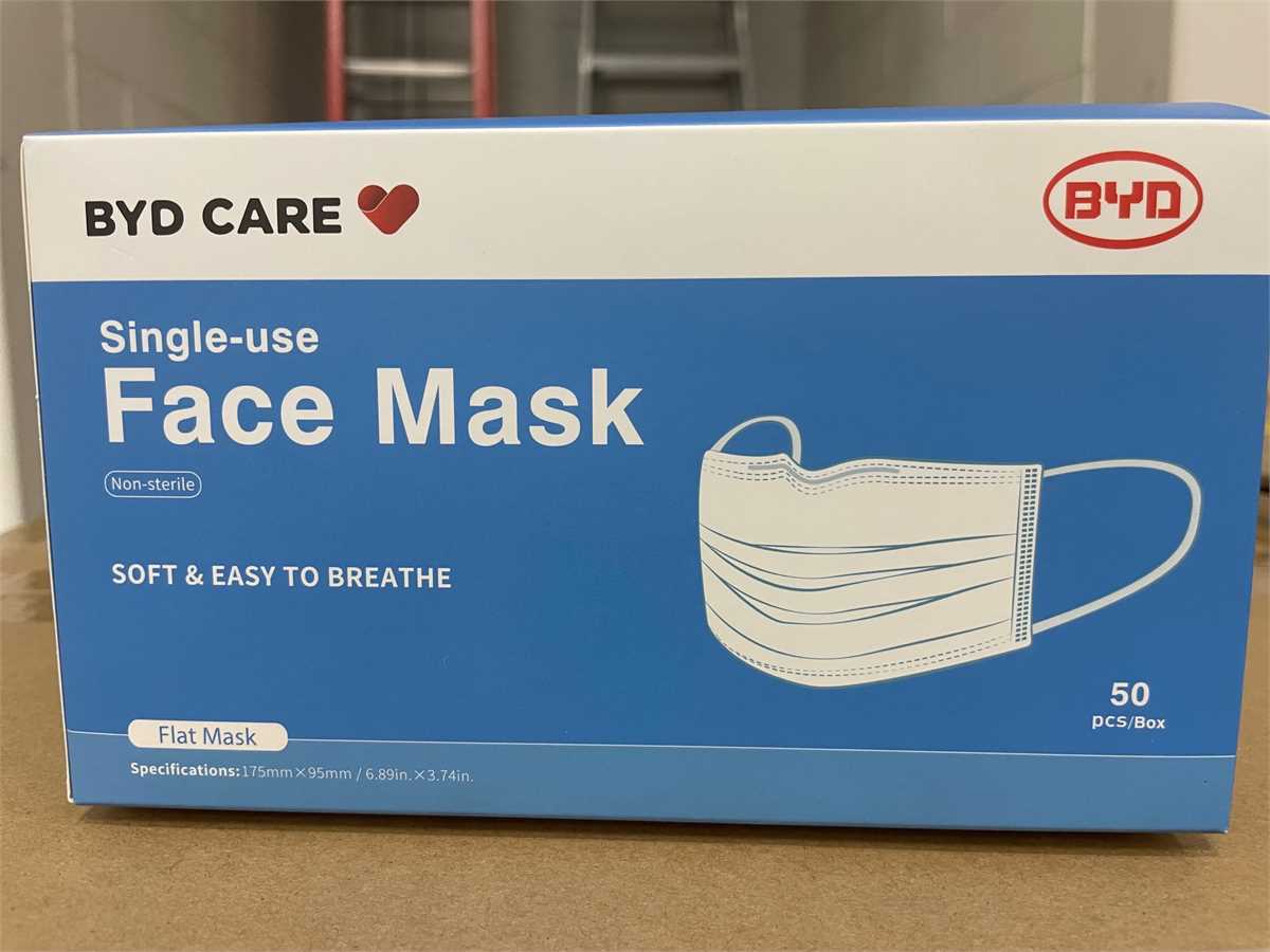 byd care surgical mask costco